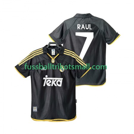Fußballtrikots Real Madrid Raul 7 1999 2001 Retro Kurzarm Auswärts-trikot kaufen